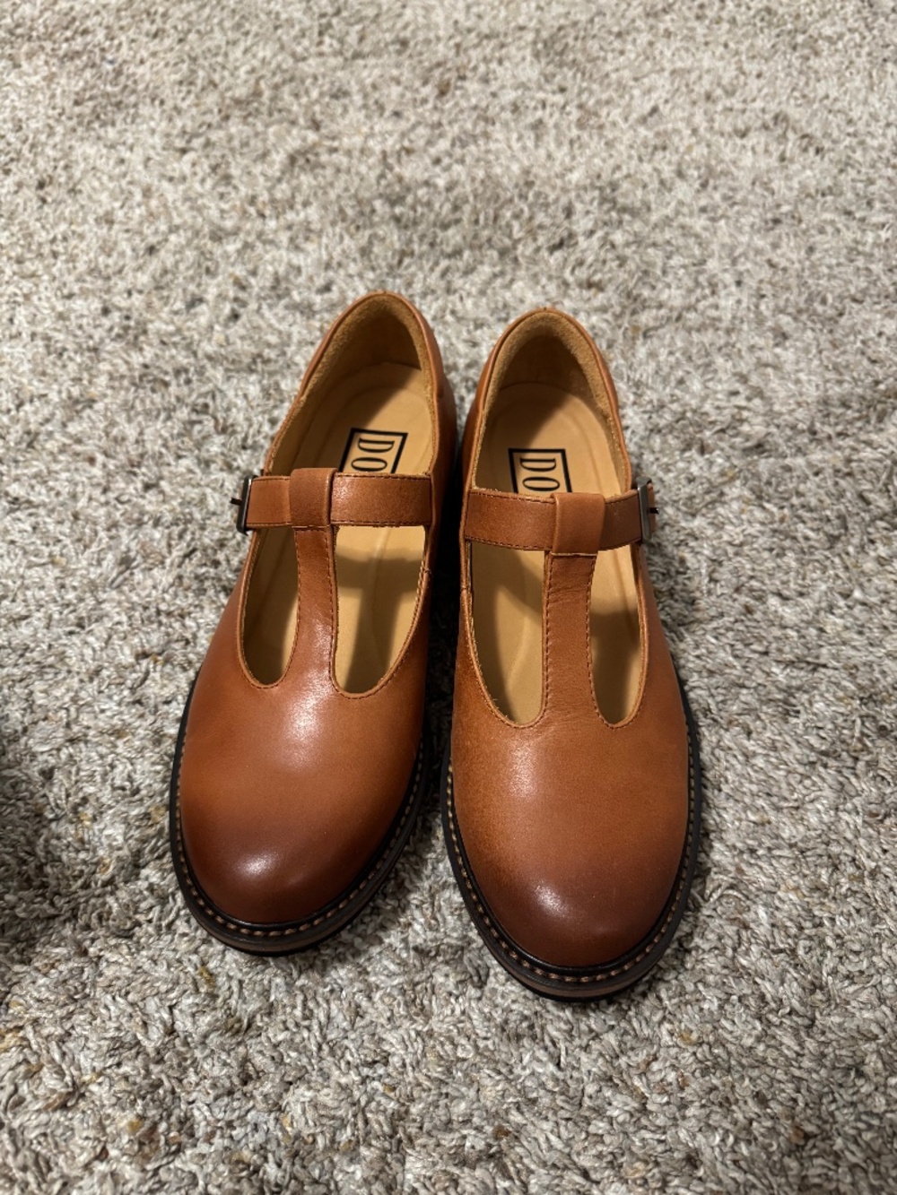 Leather dress shoes